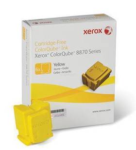 Kostki Xerox Solid Ink 6 yellow | 17300str | Phaser 8870